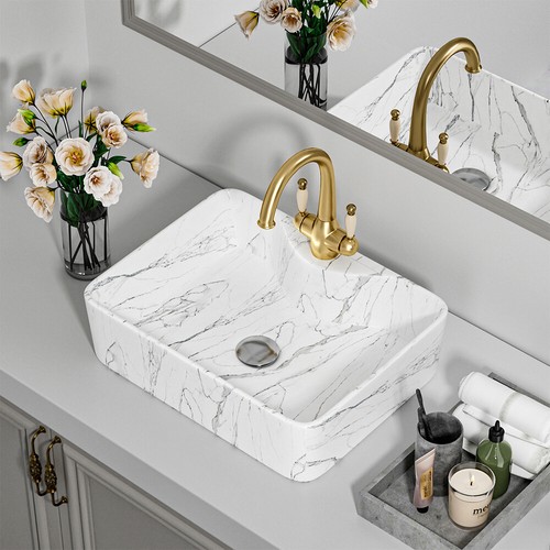 48cm marble effect - effect, bathroom
