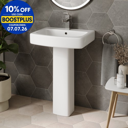 Modern bathroom square - square, basin
