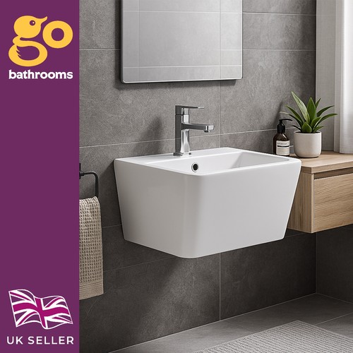 Wall hung sink rectangular - sink,