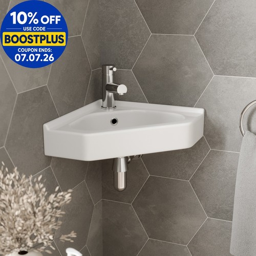 Cloakroom corner wall hung - cloakroom,